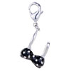 Point Pattern Bra 925 Sterling Silver Clasp Charms