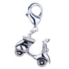 Motorbicycle 925 Sterling Silver Clasp Charms