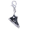 Sport Shoes 925 Sterling Silver Clasp Charms