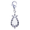 Classic Lute 925 Sterling Silver Clasp Charms