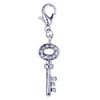 Nice Key 925 Sterling Silver Clasp Charms