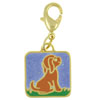 Dog Portrait Clasp Charm