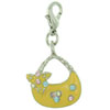 Yellow Purse Clasp Charm