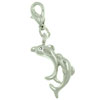 Dolphins Jumping Clasp Charm