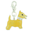 Yellow Cat Clasp  Charm 