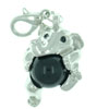 Baby Elephant With Black Stone Clasp Charm