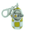 Yellow Checkered Mary Jane Shoe Clasp Charm
