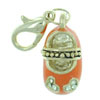 Orange Mary Jane Shoe Clasp Charm