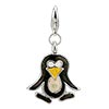 Cute Penguin Sterling Silver Clasp Charm