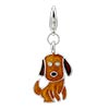 Cute Dog Sterling Silver Clasp Charm