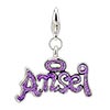 Halo Angel Sterling Silver Clasp Charm