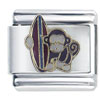 Monkey Beach Surfer Spring Italian Charms