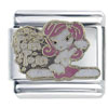 Cheerleader In Pink Italian Charm