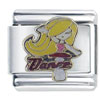  Hand   Painted  Dancer Italian Charm