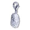 Crystal Baby Shoes 925 Sterling Silver Clasp Charms