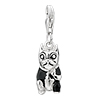 925  Sterling Silver Gentleman Animal Lobster Clasp Charm For Bracelet