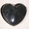 Italian Charms Black Heart Display