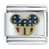 Mickey Usa Licensed Italian Charm