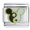Mickey Yin Yang Licensed Italian Charm