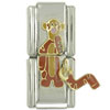 Tigger Double Link Licensed Italian Charm