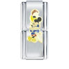 Mickey Mouse Robin Hood  Double   Link  Licensed Italian Charm