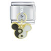 Mickey Mouse Yin Yang Licensed Italian Charm