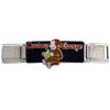 Curious George Eating Banana Deluxe Italian Charm