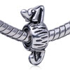 Loyal And Funny Dog Silver Plated European Beads