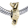 Golden Seahorse  Gold   Plated  European Beads