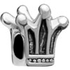  Crown Silver  Plated Beads Charms Bracelets