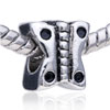 Unique  Butterfly  Silver Plated European Beads