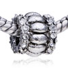 Pumpkin Crystal European Beads