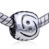 Eccentric Symbol Silver Plated European Beads