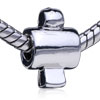 Puzzle Board Silver Plated European Beads