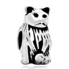  Antique  Finished Cat Silver Plated European Beads