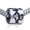 Duck Shaped Animal Silver Plated European Beads