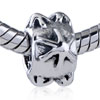 Chicken Claw  Silver  Plated European Beads