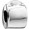 Simple Clip Lock Stopper Silver Plated Beads Charms Bracelets