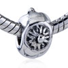 Sun Sparkling Silver Plated European Beads