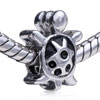 Creeping Turtle Silver Plated European Beads