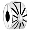 Silver Sunshine Clip Lock Stopper Beads Charms Bracelets