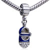 Leather Shoe Dangle European Beads
