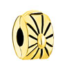 Sun Snap Gold Plated European Beads