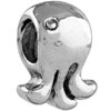 Octopus Silver Plated European Beads