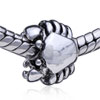 Cute Crab Silver Plated European Beads