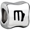 Zodiac  Virgo  Silver Plated European Beads