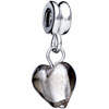 Murano Heart Dangle European Beads