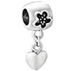 Elegant Flowers Dangle European Beads