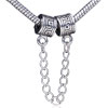 Cylindrical Link Bracelet Dangle European Beads