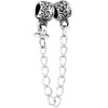 Victorian Safty  Chain  Lock Dangle European Beads